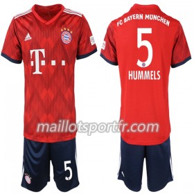 Maillot de Foot Bayern Munich Hummels 5 Enfant Domicile 2018/19